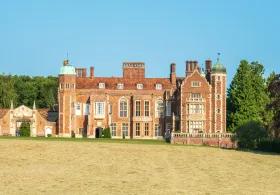 A view of Madingley Hall. 