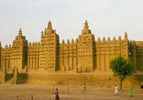 Djenne, Mali Mosque Largest Mud Building