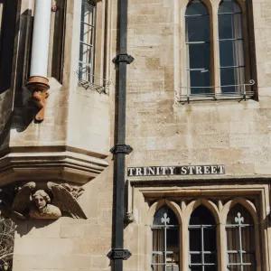 The corner of Trinity Street, Cambridge