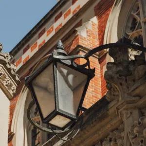 A close up of the facade of a Cambridge college.