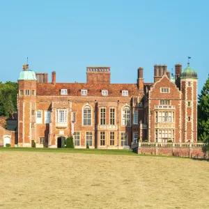 A view of Madingley Hall. 