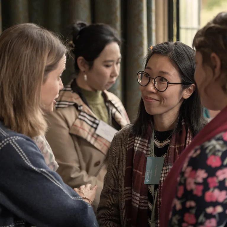 Group of women having a conversation