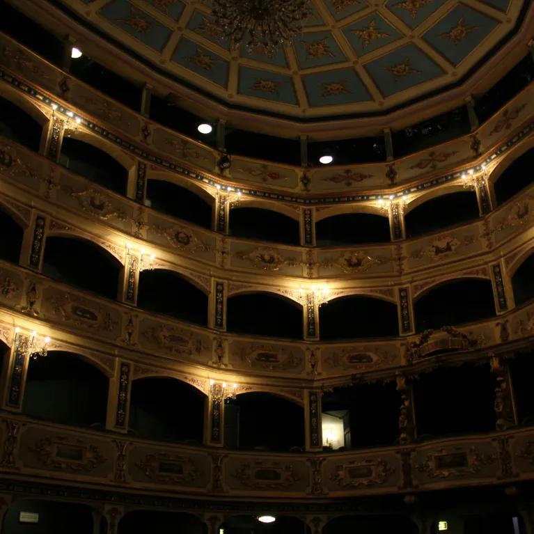 Inside the Manoel Theatre, located in Valletta, Malta