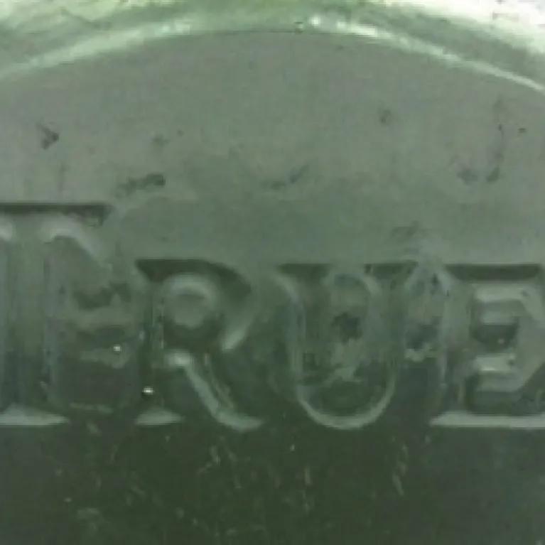 3 medical glass bottles, close up. 