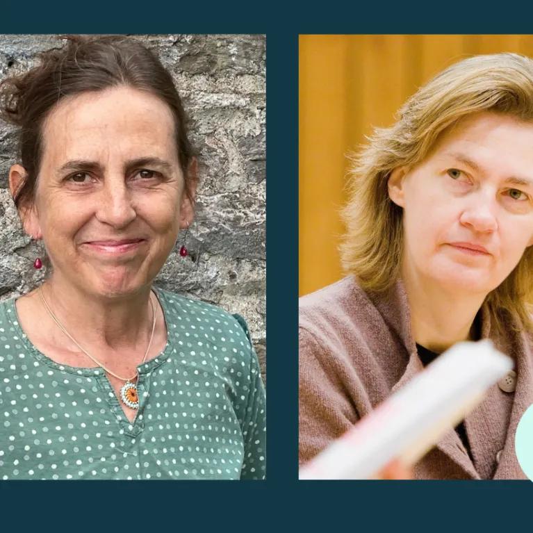 event creative with Lin Coghlan and Clare Bayley 